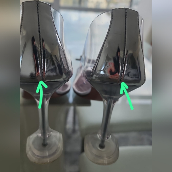 Amina Muaddi Heels Rosie PVC - Picture 6 of 7